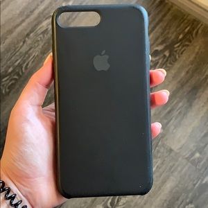 Apple IPhone black silicone case - iPhone 7/8 plus